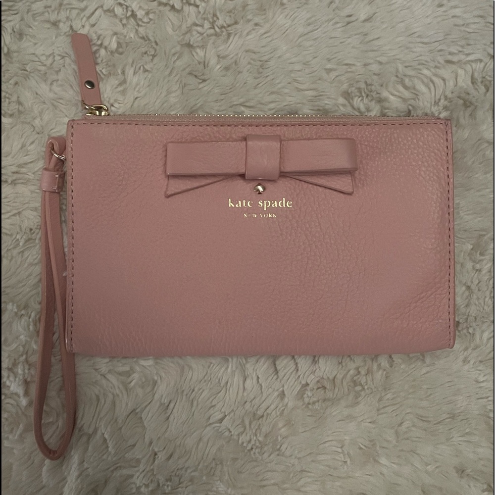 Kate Spade pink wristlet